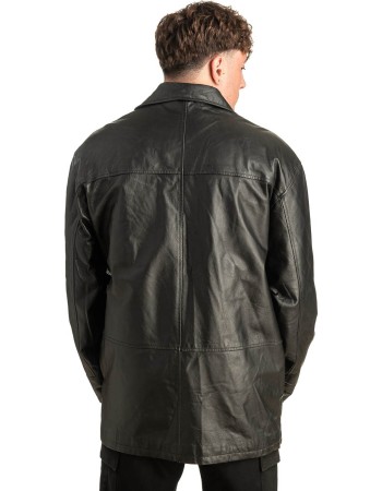 Γνήσιο Ανδρικό Δερμάτινο Μπουφάν - T464