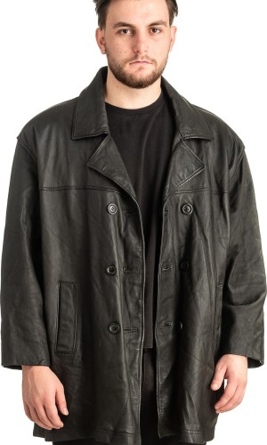 Γνήσιο Ανδρικό Δερμάτινο Μπουφάν - T466