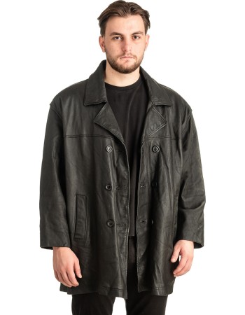 Γνήσιο Ανδρικό Δερμάτινο Μπουφάν - T466
