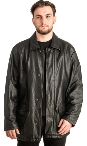 Γνήσιο Ανδρικό Δερμάτινο Μπουφάν - T467