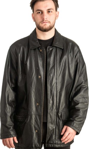 Γνήσιο Ανδρικό Δερμάτινο Μπουφάν - T467