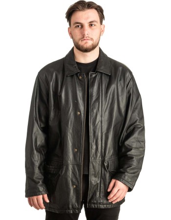 Γνήσιο Ανδρικό Δερμάτινο Μπουφάν - T467