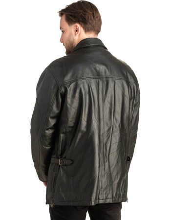 Γνήσιο Ανδρικό Δερμάτινο Μπουφάν - T467