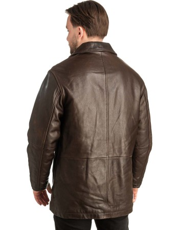 Γνήσιο Ανδρικό Δερμάτινο Μπουφάν - T468