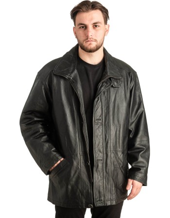 Γνήσιο Ανδρικό Δερμάτινο Μπουφάν - T469