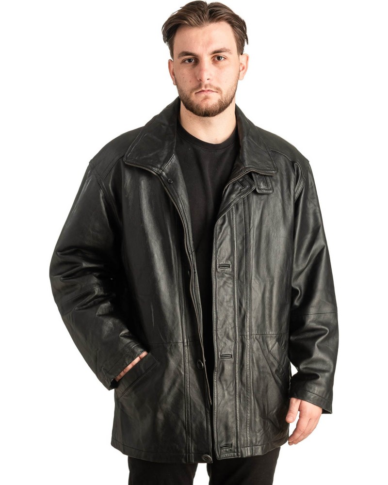Γνήσιο Ανδρικό Δερμάτινο Μπουφάν - T469