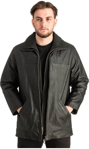 Γνήσιο Ανδρικό Δερμάτινο Μπουφάν - T470