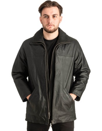 Γνήσιο Ανδρικό Δερμάτινο Μπουφάν - T470