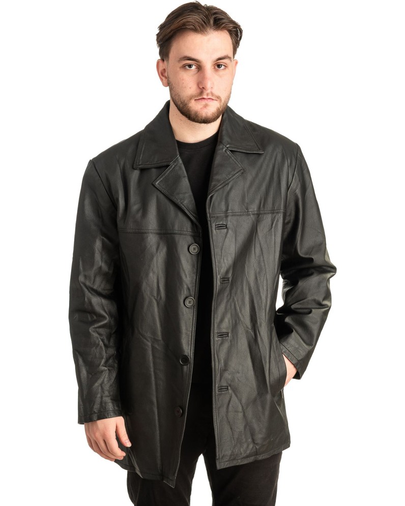 Γνήσιο Ανδρικό Δερμάτινο Σακάκι - T472