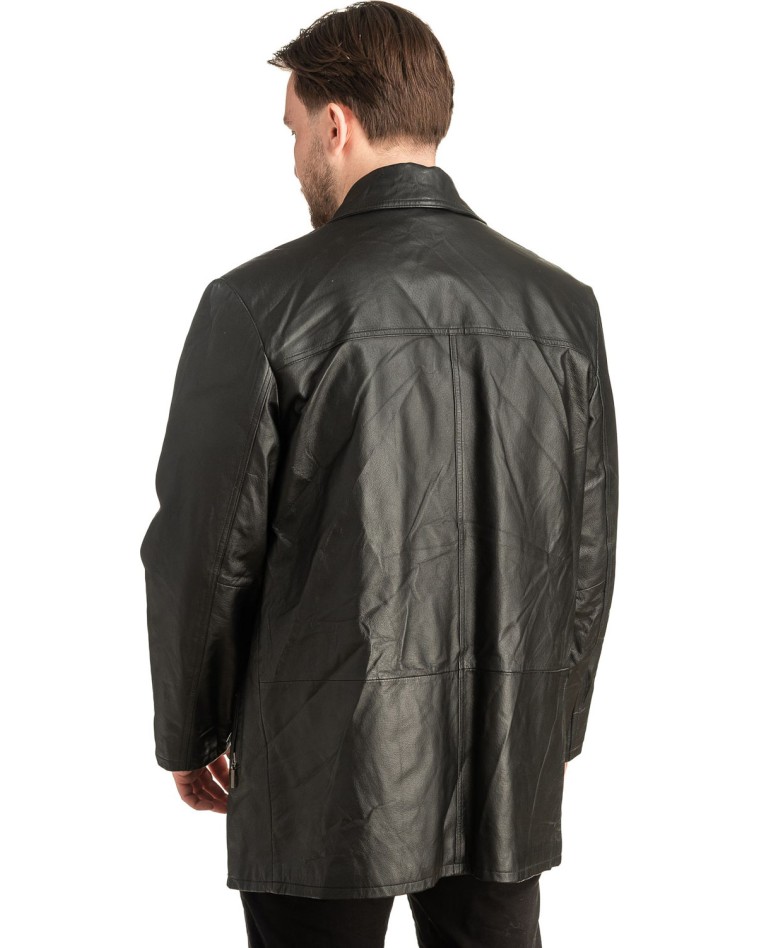 Γνήσιο Ανδρικό Δερμάτινο Σακάκι - T472