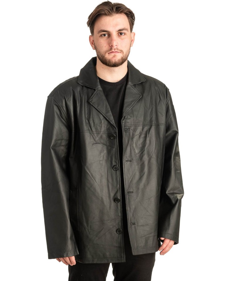 Γνήσιο Ανδρικό Δερμάτινο Σακάκι - T474