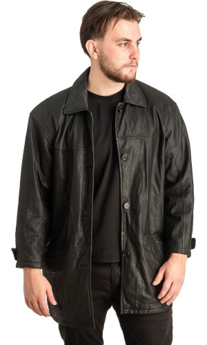 Γνήσιο Ανδρικό Δερμάτινο Μπουφάν - T475