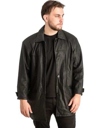 Γνήσιο Ανδρικό Δερμάτινο Μπουφάν - T475
