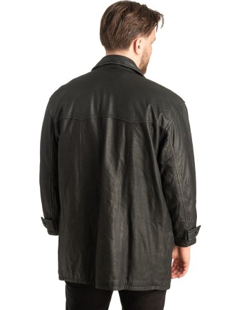 Γνήσιο Ανδρικό Δερμάτινο Μπουφάν - T475