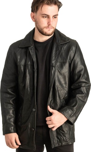 Γνήσιο Ανδρικό Δερμάτινο Μπουφάν - T476