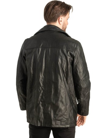 Γνήσιο Ανδρικό Δερμάτινο Μπουφάν - T476