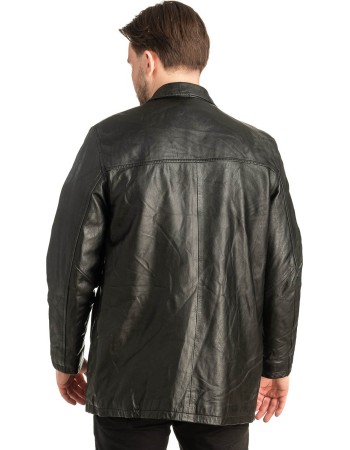 Γνήσιο Ανδρικό Δερμάτινο Σακάκι - T477