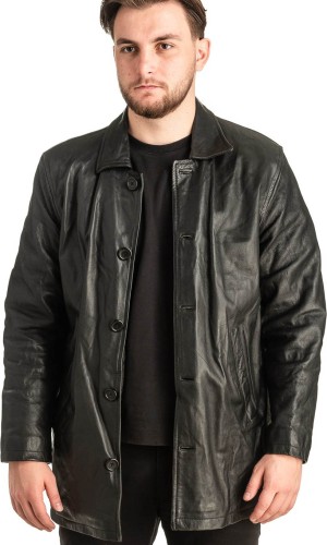 Γνήσιο Ανδρικό Δερμάτινο Σακάκι - T477
