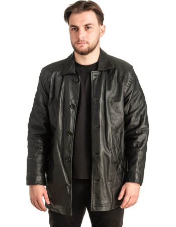 Γνήσιο Ανδρικό Δερμάτινο Σακάκι - T477