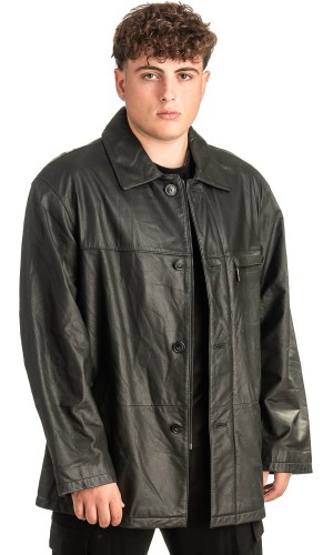 Γνήσιο Ανδρικό Δερμάτινο Μπουφάν - T479