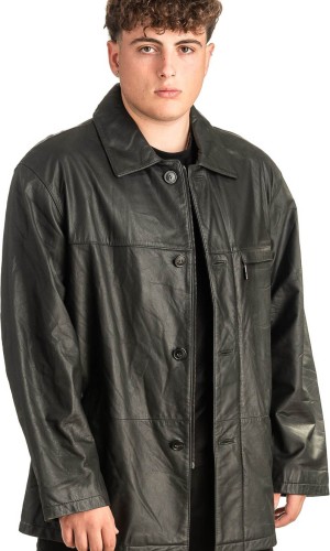 Γνήσιο Ανδρικό Δερμάτινο Μπουφάν - T479