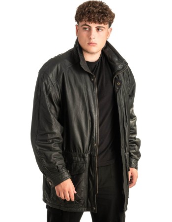 Γνήσιο Ανδρικό Δερμάτινο Μπουφάν - T481
