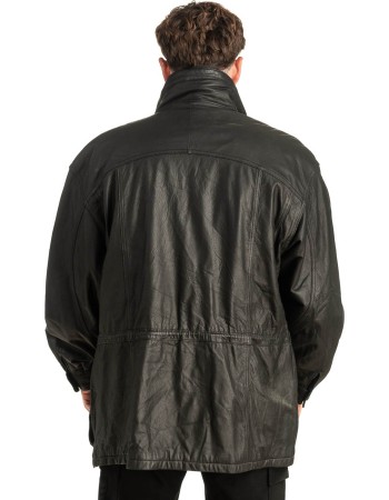 Γνήσιο Ανδρικό Δερμάτινο Μπουφάν - T481