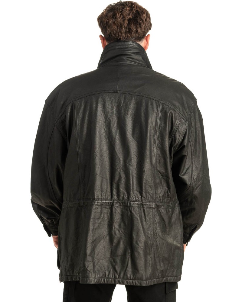 Γνήσιο Ανδρικό Δερμάτινο Μπουφάν - T481