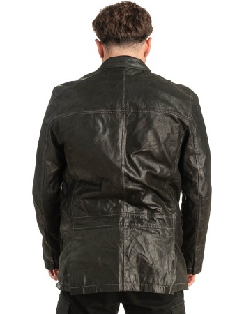 Γνήσιο Ανδρικό Δερμάτινο Σακάκι - T482