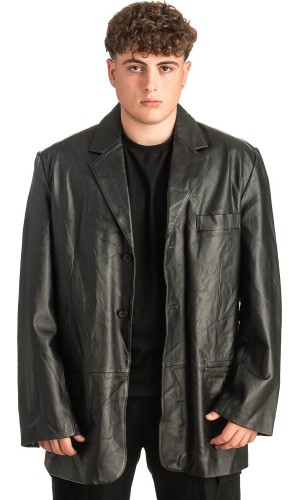 Γνήσιο Ανδρικό Δερμάτινο Σακάκι - T483