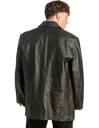 Γνήσιο Ανδρικό Δερμάτινο Σακάκι - T483