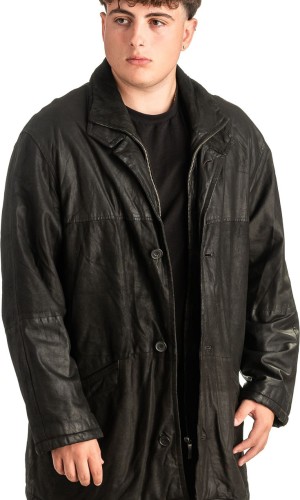 Γνήσιο Ανδρικό Δερμάτινο Μπουφάν - T484