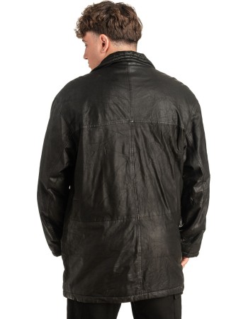 Γνήσιο Ανδρικό Δερμάτινο Μπουφάν - T484