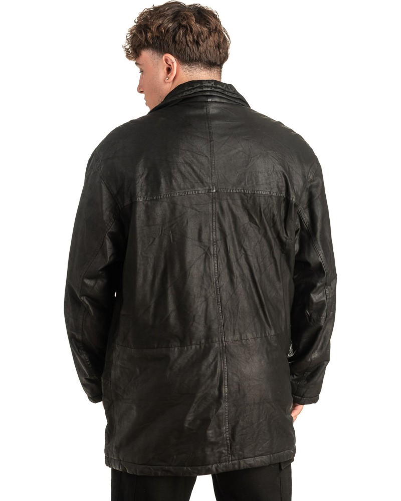 Γνήσιο Ανδρικό Δερμάτινο Μπουφάν - T484