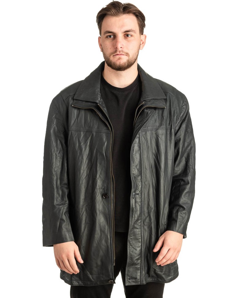 Γνήσιο Ανδρικό Δερμάτινο Μπουφάν - T485