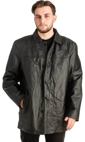 Γνήσιο Ανδρικό Δερμάτινο Μπουφάν - T486