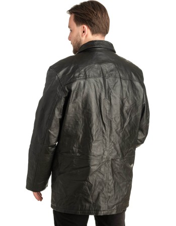 Γνήσιο Ανδρικό Δερμάτινο Μπουφάν - T486
