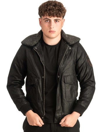 Γνήσιο Ανδρικό Δερμάτινο Μπουφάν - T490