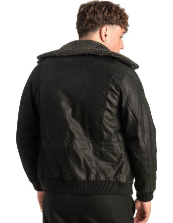 Γνήσιο Ανδρικό Δερμάτινο Μπουφάν - T490