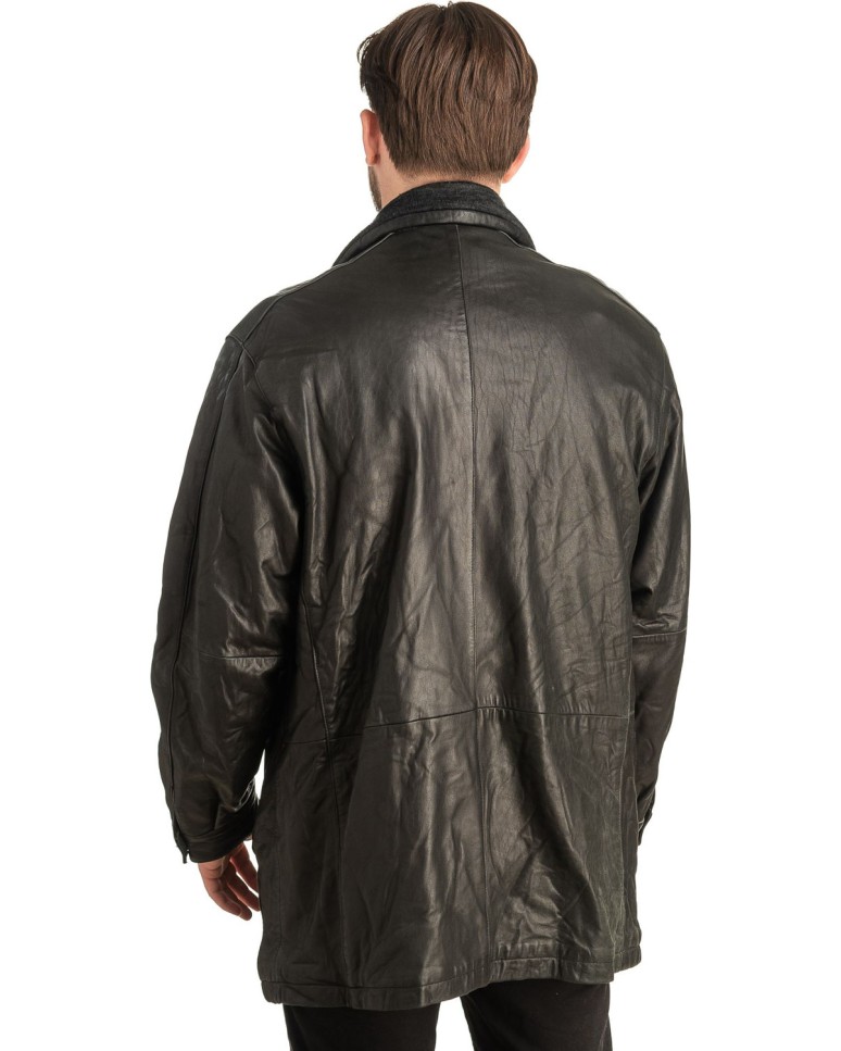 Γνήσιο Ανδρικό Δερμάτινο Μπουφάν - T492