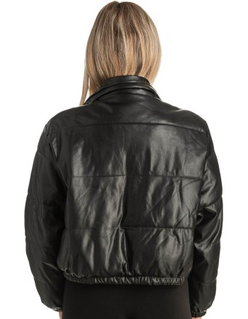 Δερμάτινο γυναικείο μπουφάν - T498