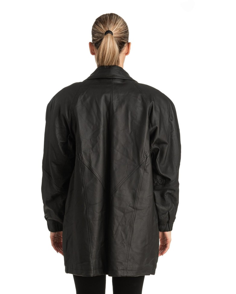 Γνήσιο Γυναικέιο Δερμάτινο Μπουφάν - T506