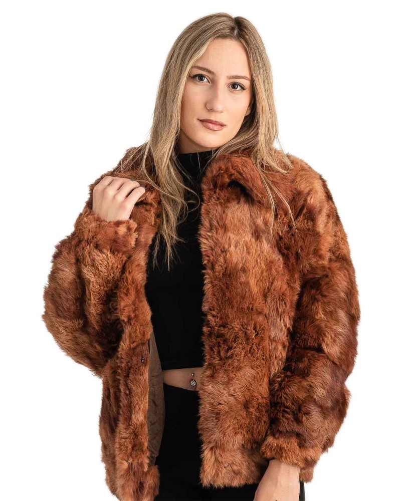 Γνήσια Γυναικεία Φυσική Γούνα - T582
