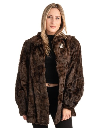Γνήσια Γυναικεία Φυσική Γούνα - T603