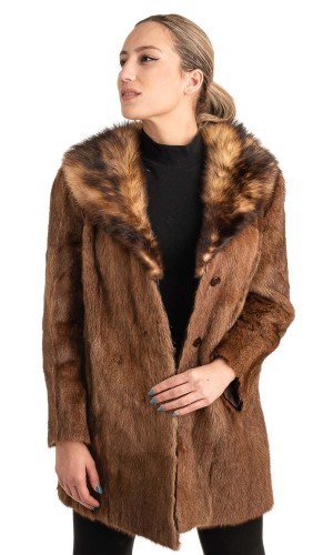 Γνήσια Γυναικεία Φυσική Γούνα - T648