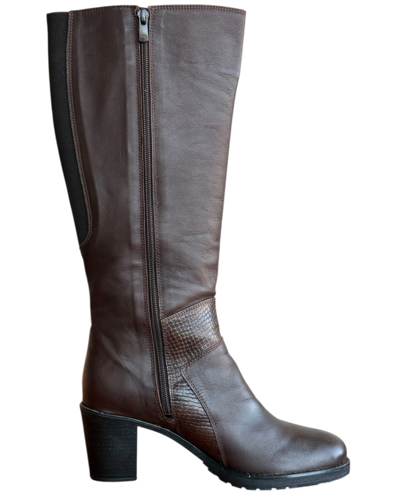 Δερμάτινη Γυναικεία Mπότα - W10