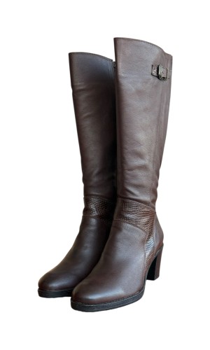 Δερμάτινη Γυναικεία Mπότα - W10