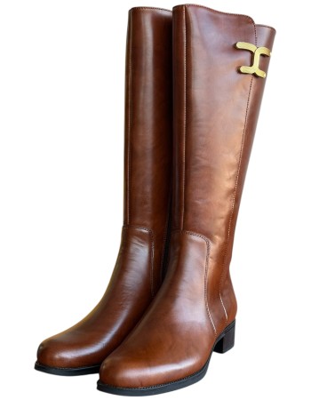 Δερμάτινη Γυναικεία Mπότα - W11