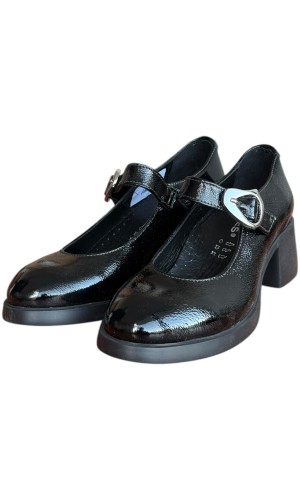 Δερμάτινη Γυναικεία Μπαλαρίνα - W111