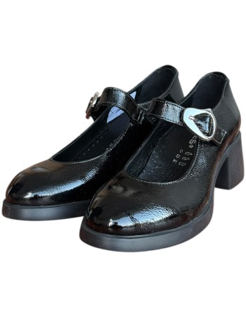 Δερμάτινη Γυναικεία Μπαλαρίνα - W111